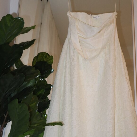 Reformation White Lace Edessa Dress - Picture 6 of 13